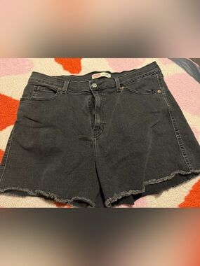 Signature Black Women Relaxed Denim Shorts